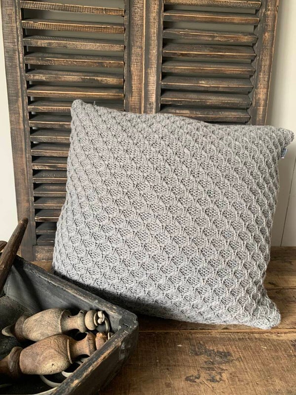 Kussen Antwerpen "Medium Grey Melange"