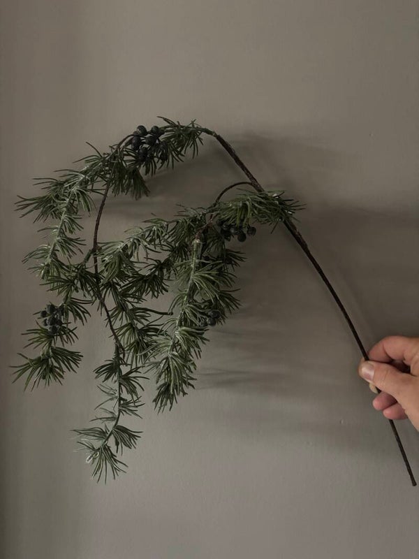 Jeneverbes Kunsttak met Bessen 80 cm