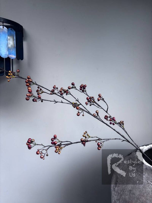 Kunstknop Alchemilla oranje 120CM