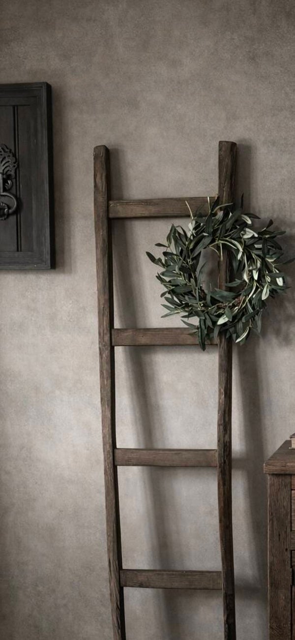 Oude houten lader