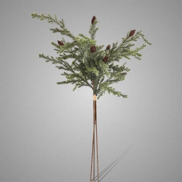 Picea Twig With Cones Bundle3 85 cm