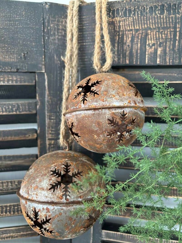 kerst metalen roest ballen