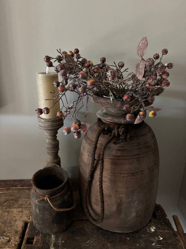 Rozenbottel Toef Bruin met Herfsttinten – 40 cm