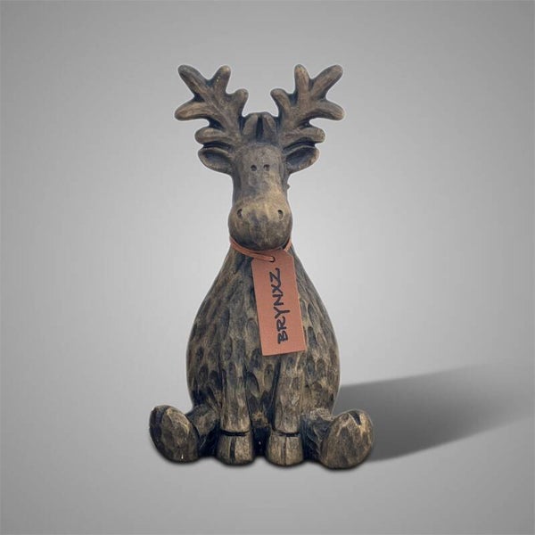 Sitting Rudolph Himself Majestic Brown L D.14 H.23