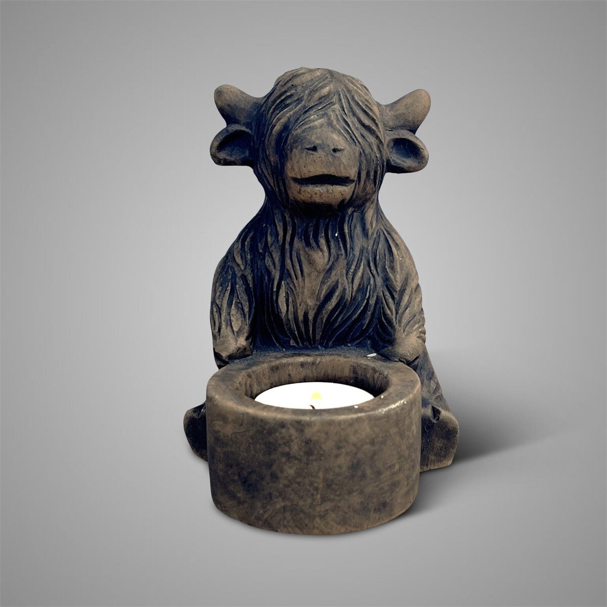 Tealightcup Scotty Majestic Brown M D.13 H.13