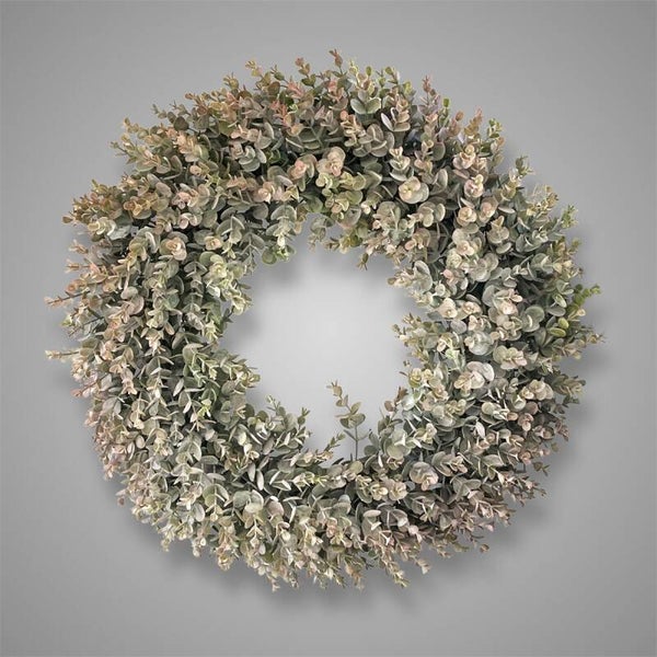 Wreath Eucalyptus Autumn Green L D.53 cm