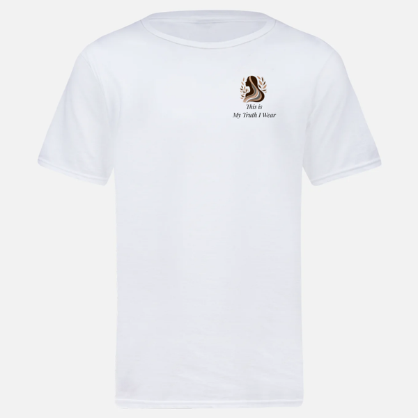 Still Standing, White Cotton T-shirt
