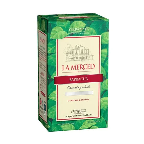 YERBA MATE LA MERCÉ BARBACUÁ 500GR