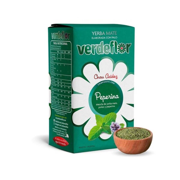 YERBA MATE VERDEFLOR PEPERINA 500GR