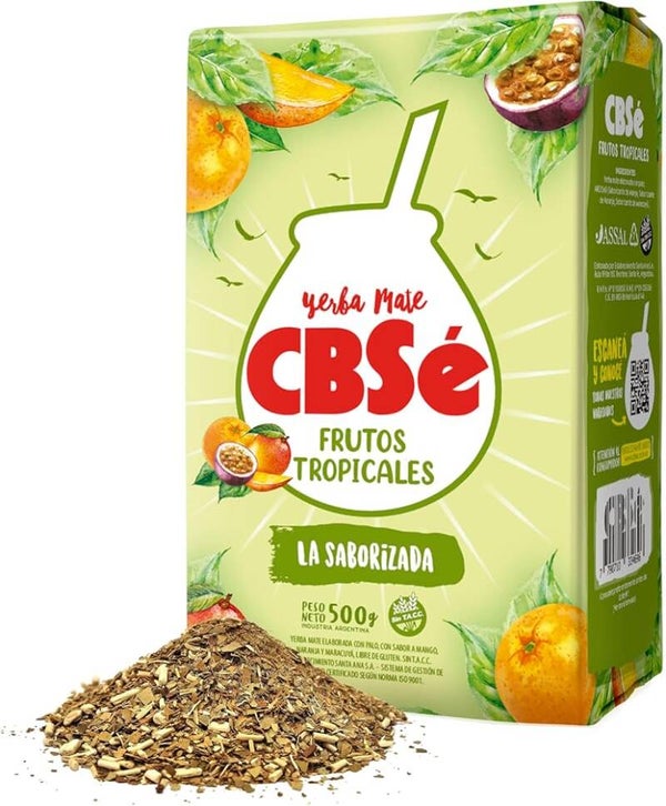 YERBA MATE CBSE FRUTOS TROPICALES 500GR