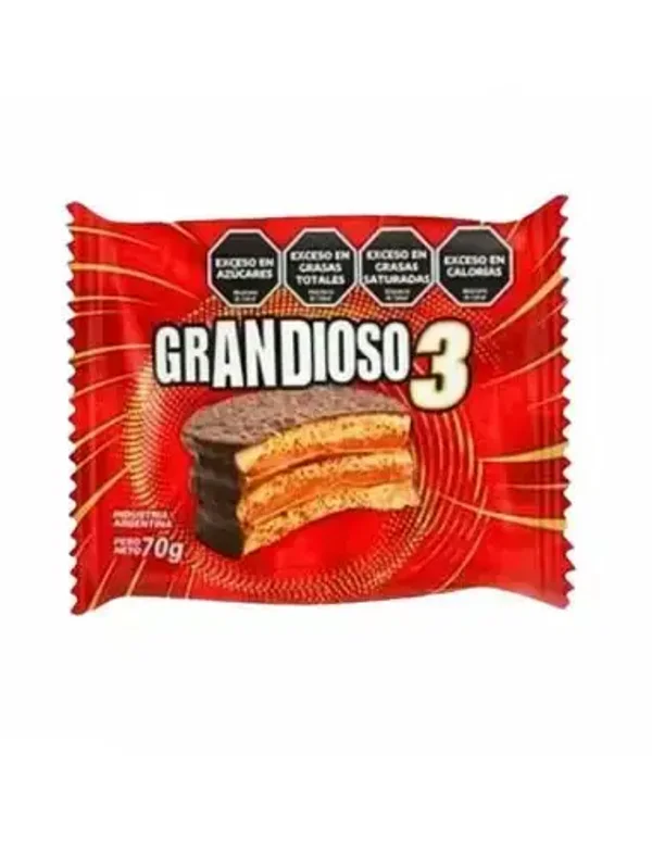 ALFAJOR GRANDIOSO 3 NEGRO