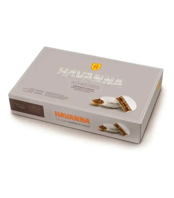 ALFAJORES HAVANNA MERENGUE CLÁSICO 12 UNIDADES
