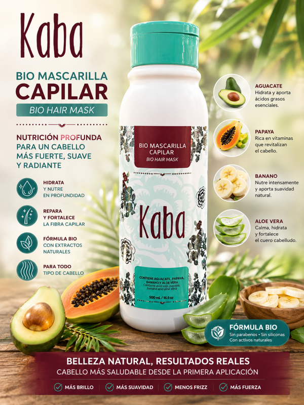 KABA BIOMASCARILLA CAPILAR NUTRICIÓN PROFUNDA
