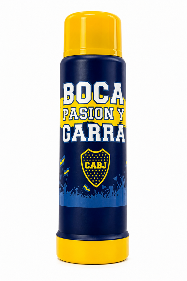 TERMO PARA MATE FUTBOL BOCA JUNIOR