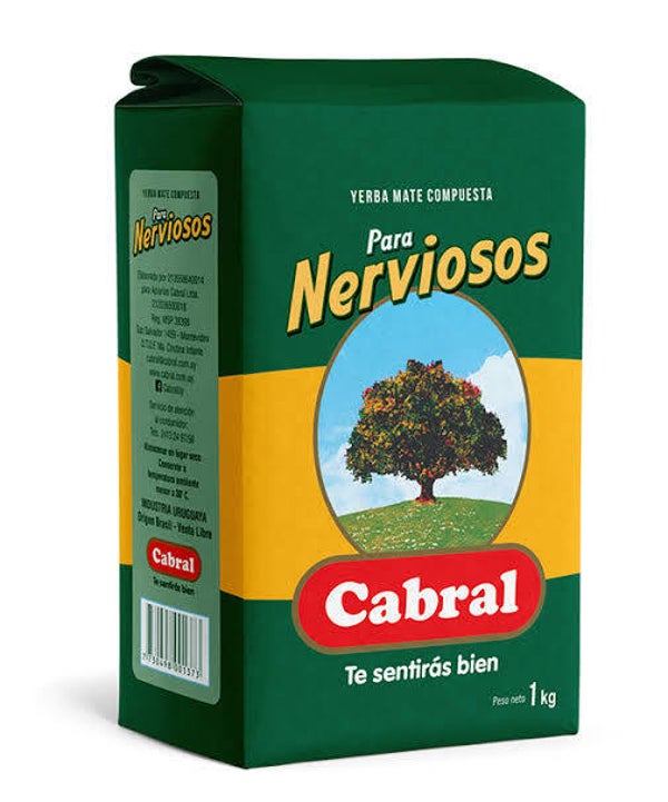 YERBA MATE CABRAL PARA NERVIOSOS 1KG