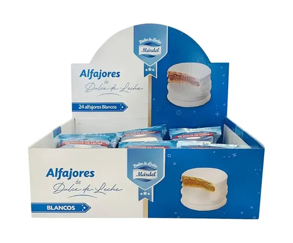 ALFAJORES BLANCOS 24 UNIDADES