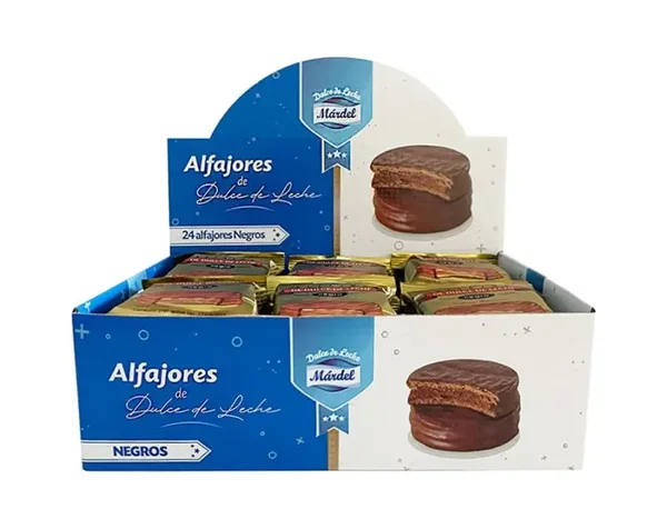 ALFAJORES NEGROS MARDEL 24 UNIDADES