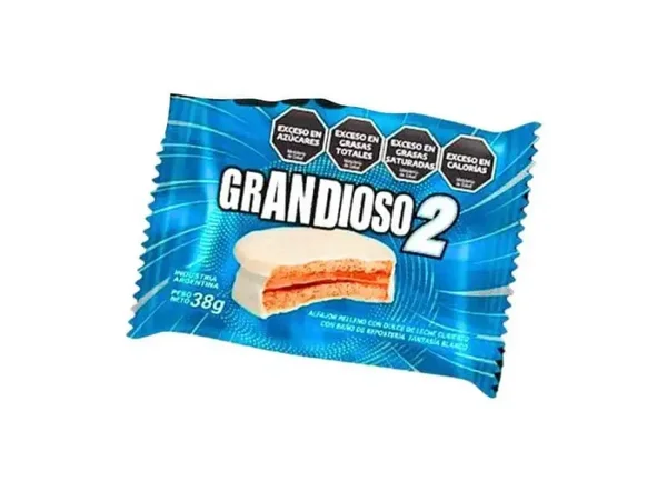 ALFAJOR GRANDIOSO 2 BLANCO