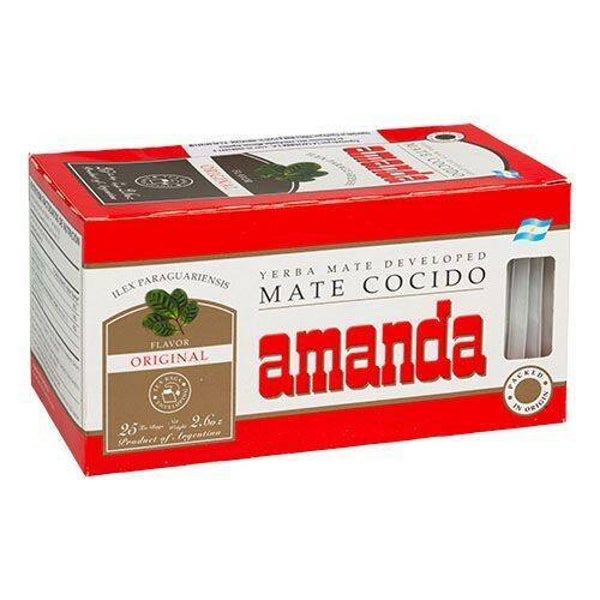 MATE COCIDO AMANDA 25 SAQUITOS