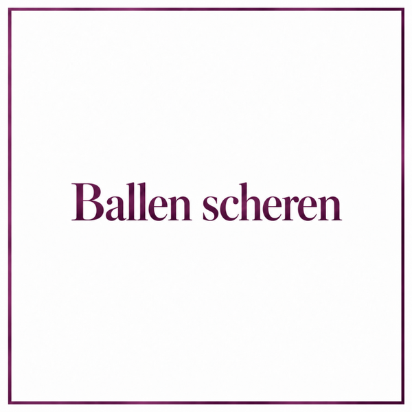 Ballen ausscheren kleine Tiere