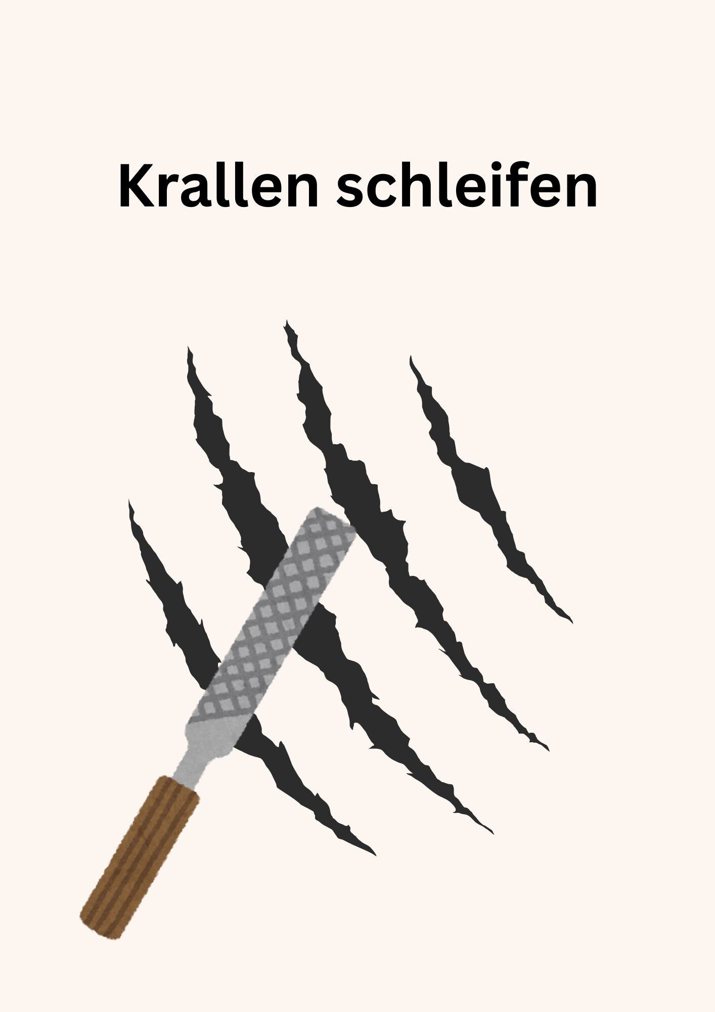Krallen schleifen