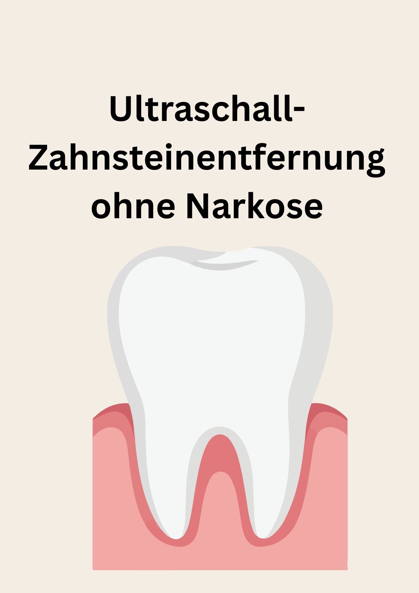 Ultraschall-Zahnsteinentfernung ohne Narkose