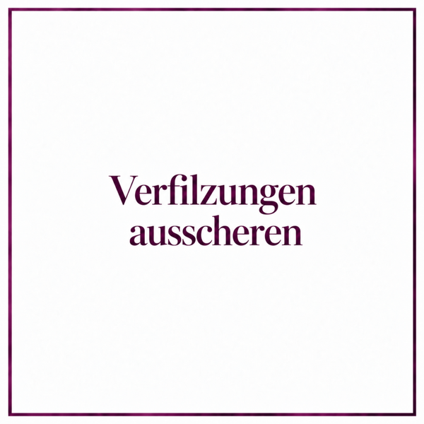 Verfilzungen ausscheren