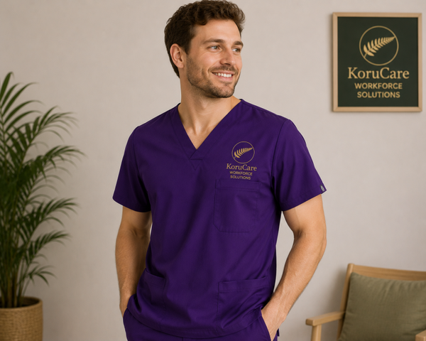 KoruCare HCA Professional Scrub Top – Men's