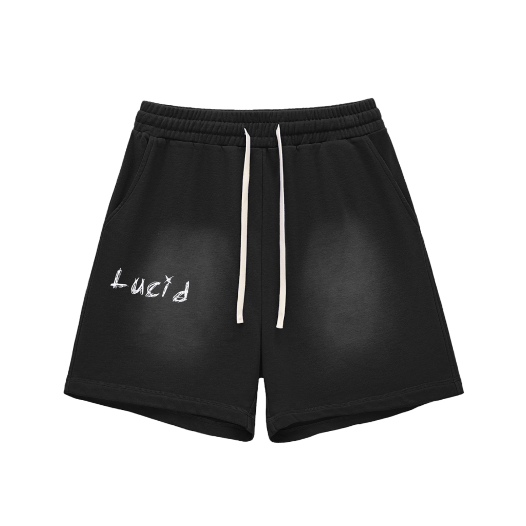 sun fade cotton shorts