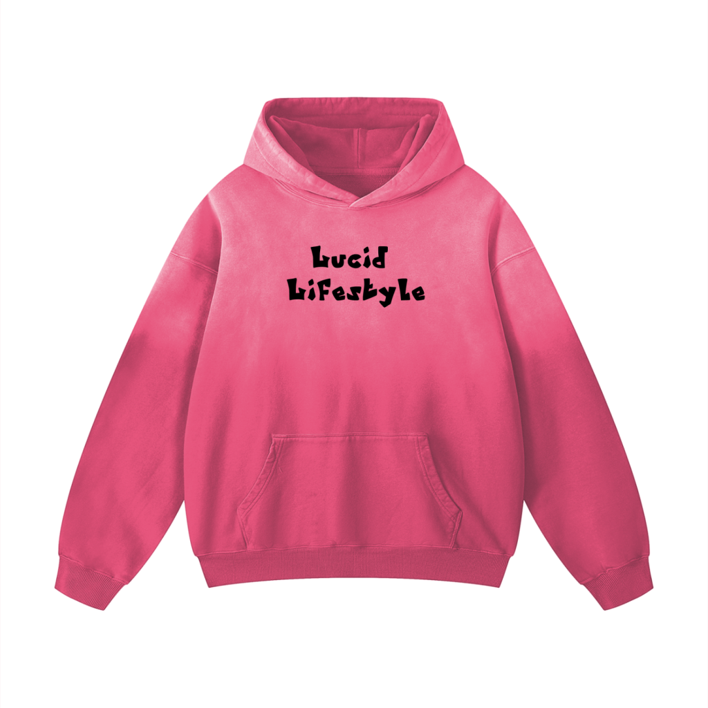 heavyweight sunfade oversized hoodie