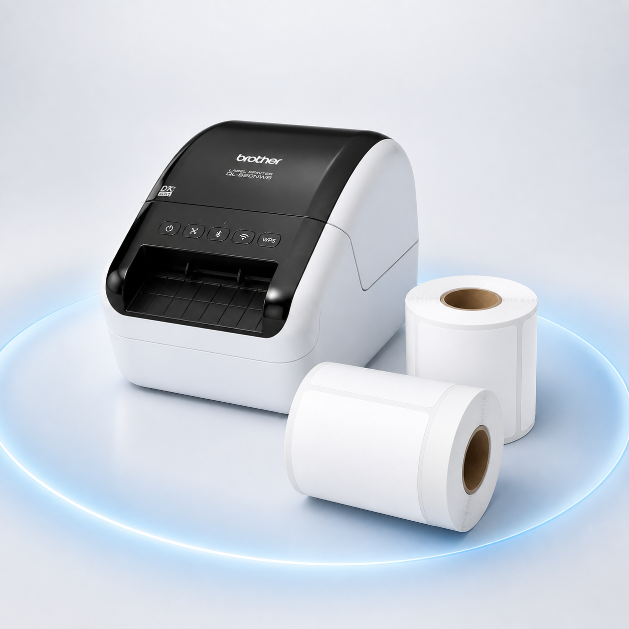 Imprimante Brother et rouleaux du Pack Étiquetage Pro Compact