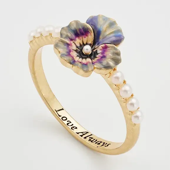 Liefde voor altijd – viooltjesring