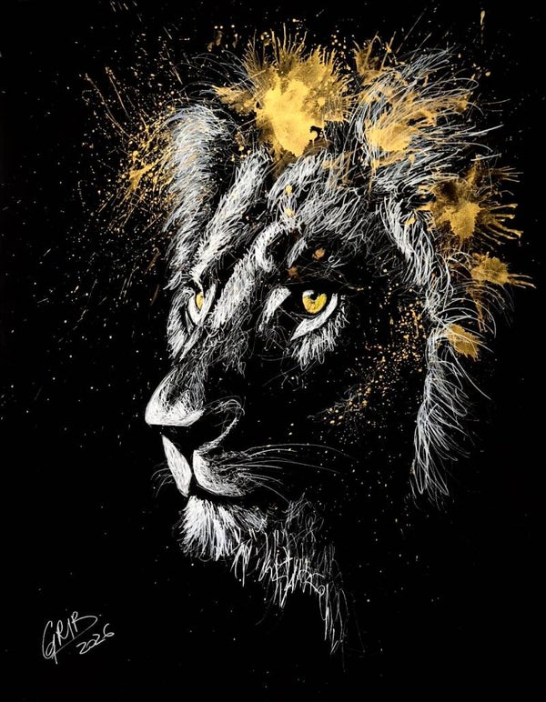 Aube du Monarque - oeuvre originale ou impression d'art numérotée