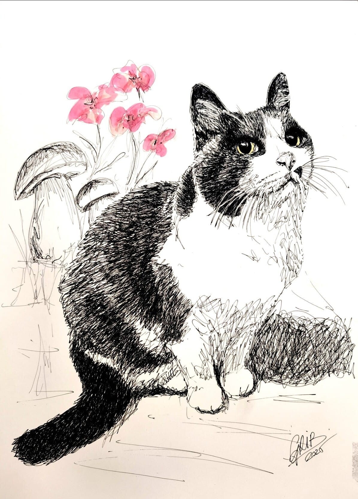 Char européen  - Impression d'Art Numérotée