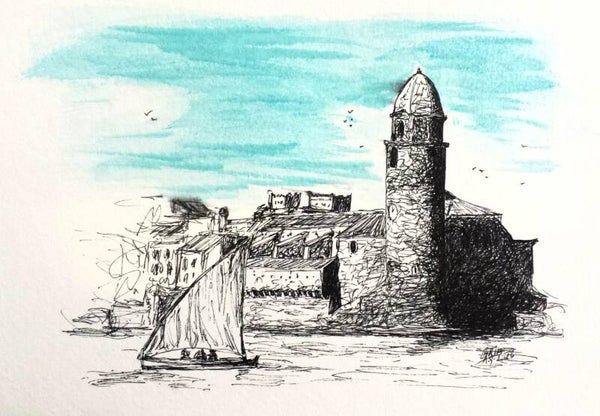 Collioure C (66) - Impression d'Art Numérotée