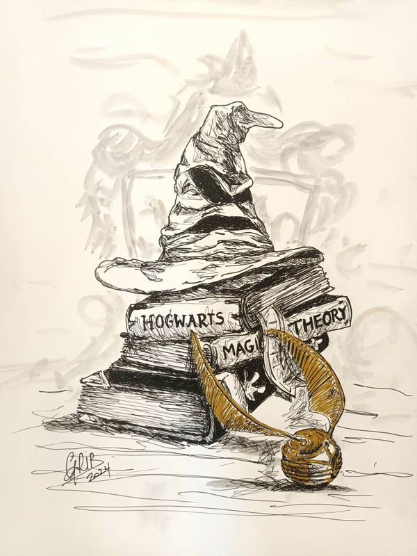 Choixpeau et Vif d'or - Impression d'Art Numérotée