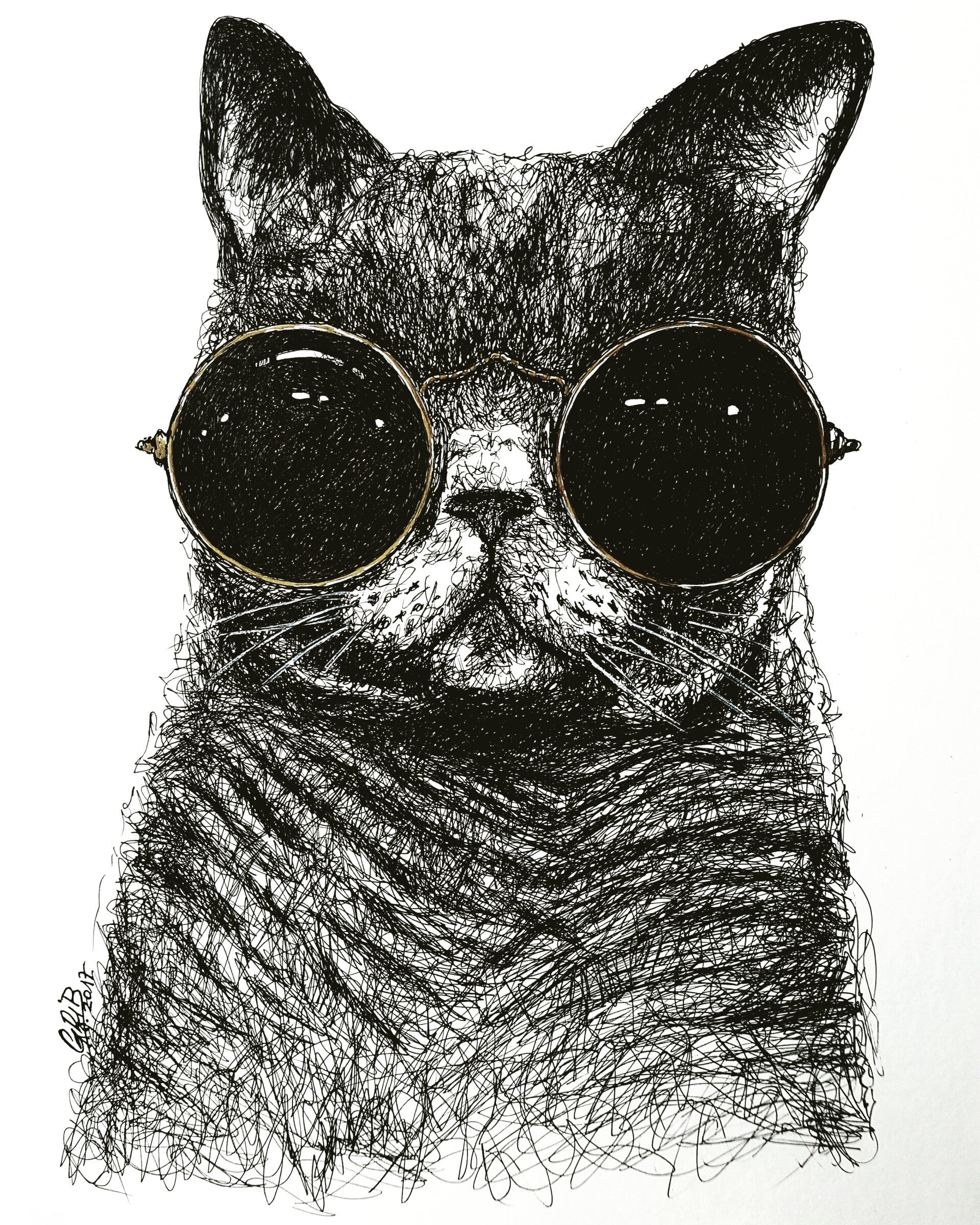 Gribouille - Impression d'Art Numérotée