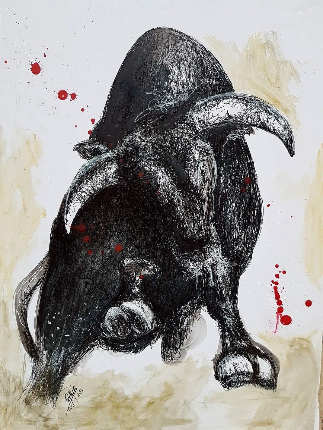 Indompté - Impression d'Art Numérotée - Papier ou Toile