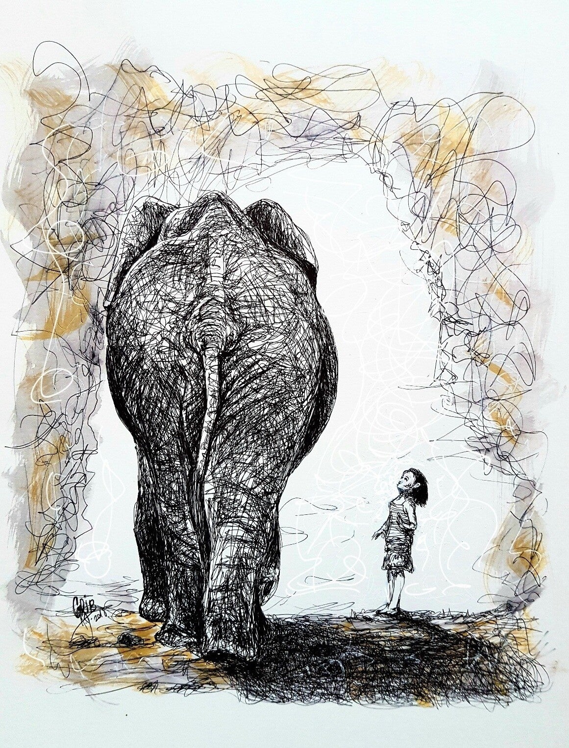 Mon Ami - Impression d'Art Numérotée