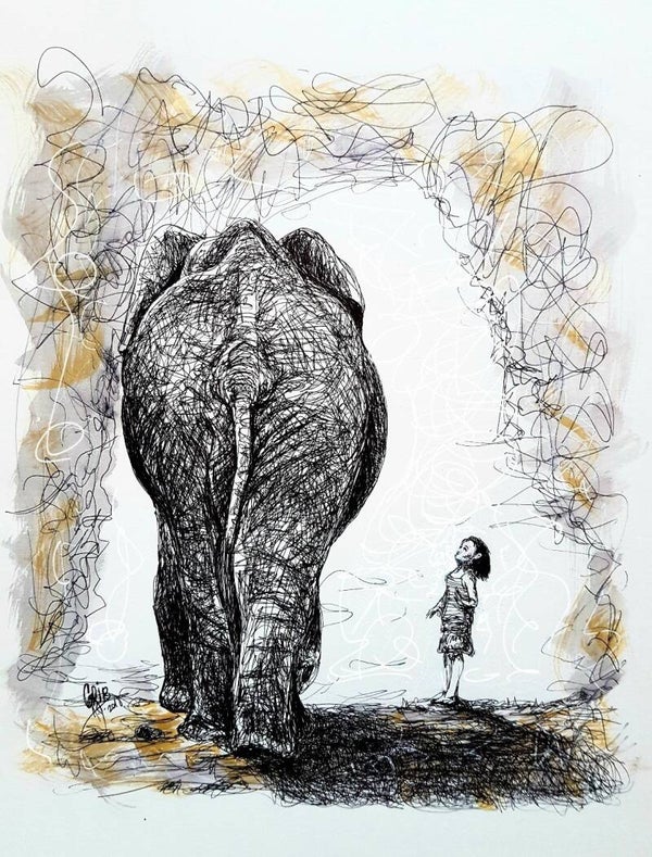 Mon Ami - Impression d'Art Numérotée