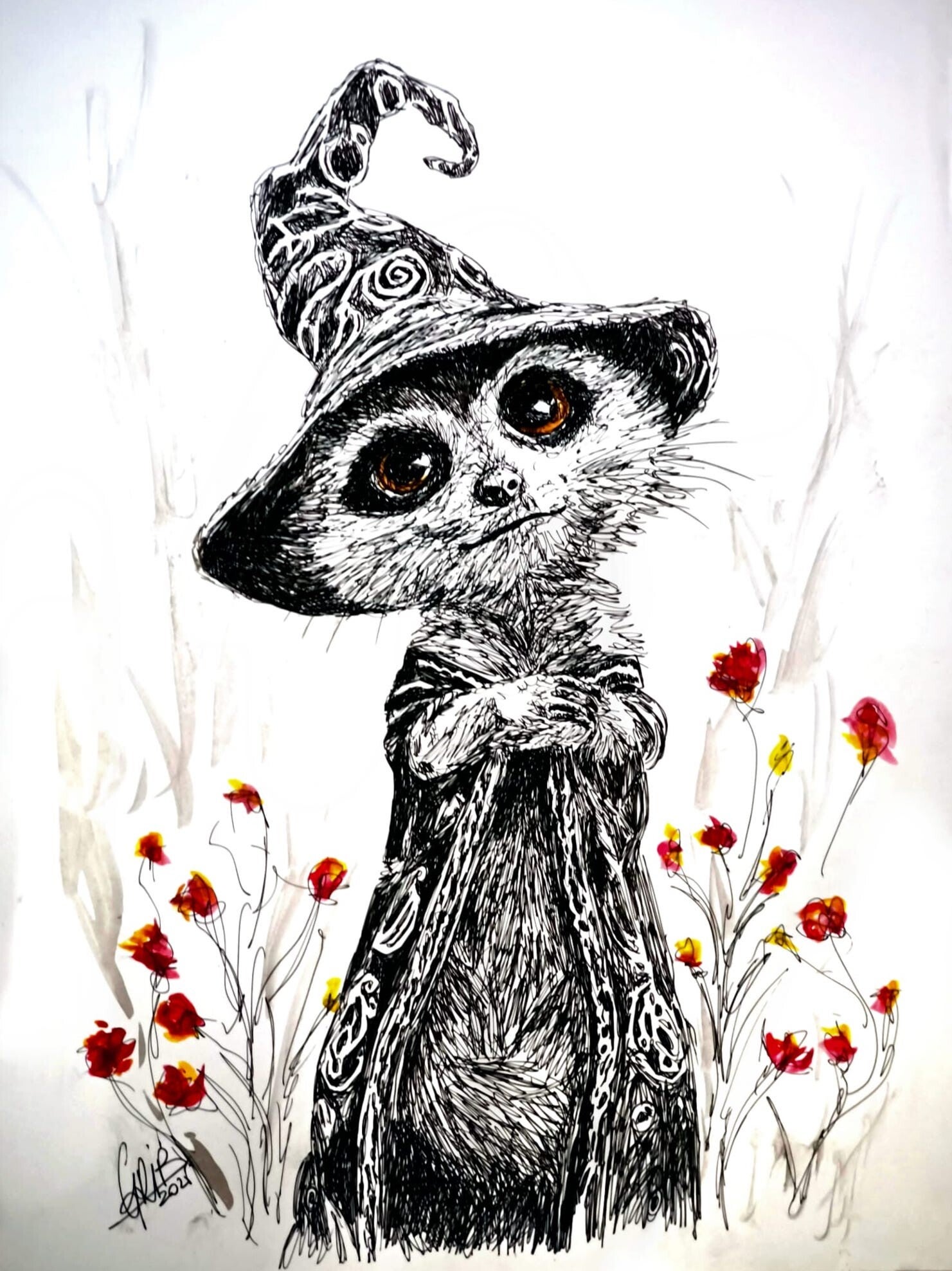 Magicate - Originale ou Impression d'Art Numérotée