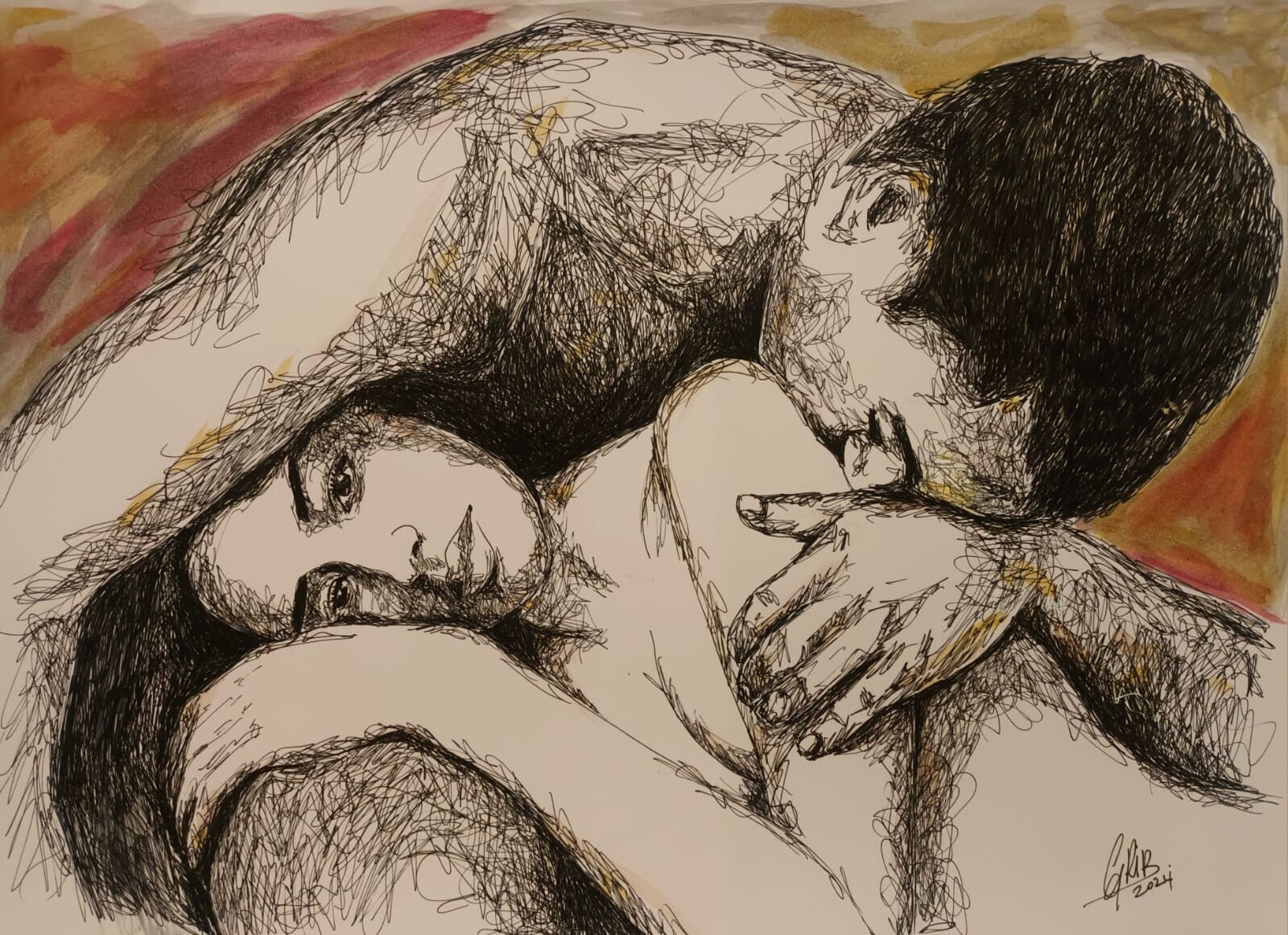 Unité et passion - Oeuvre Originale ou Impression d'Art Numérotée