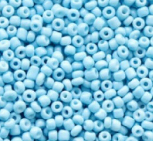 Blauwe 3mm kralen (uitverkocht)
