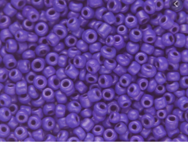 Paarse 2mm kralen per 10 gram