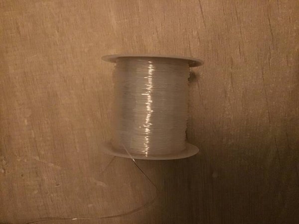 Doorzichtige elastisch draad per meter