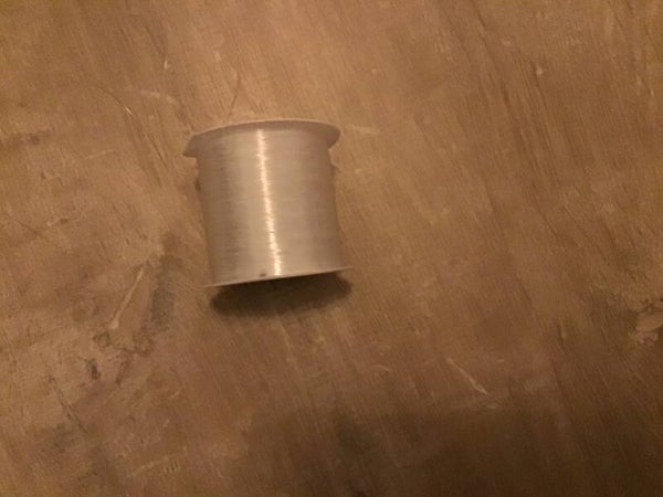 Doorzichtig nylon draad per meter