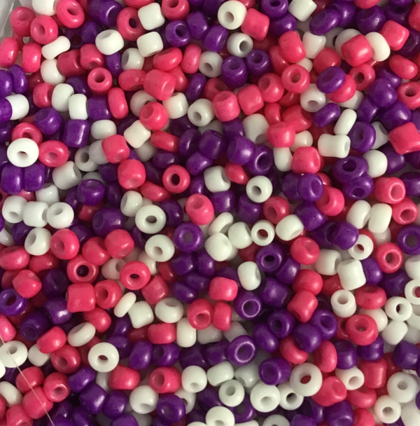 Kralen mix 2mm kralen per 10 gram