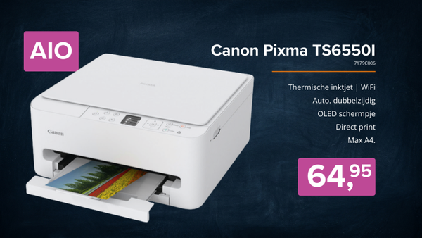 Canon PIXMA TS6550ii Inkjet A4 4800 x 1200 DPI Wifi