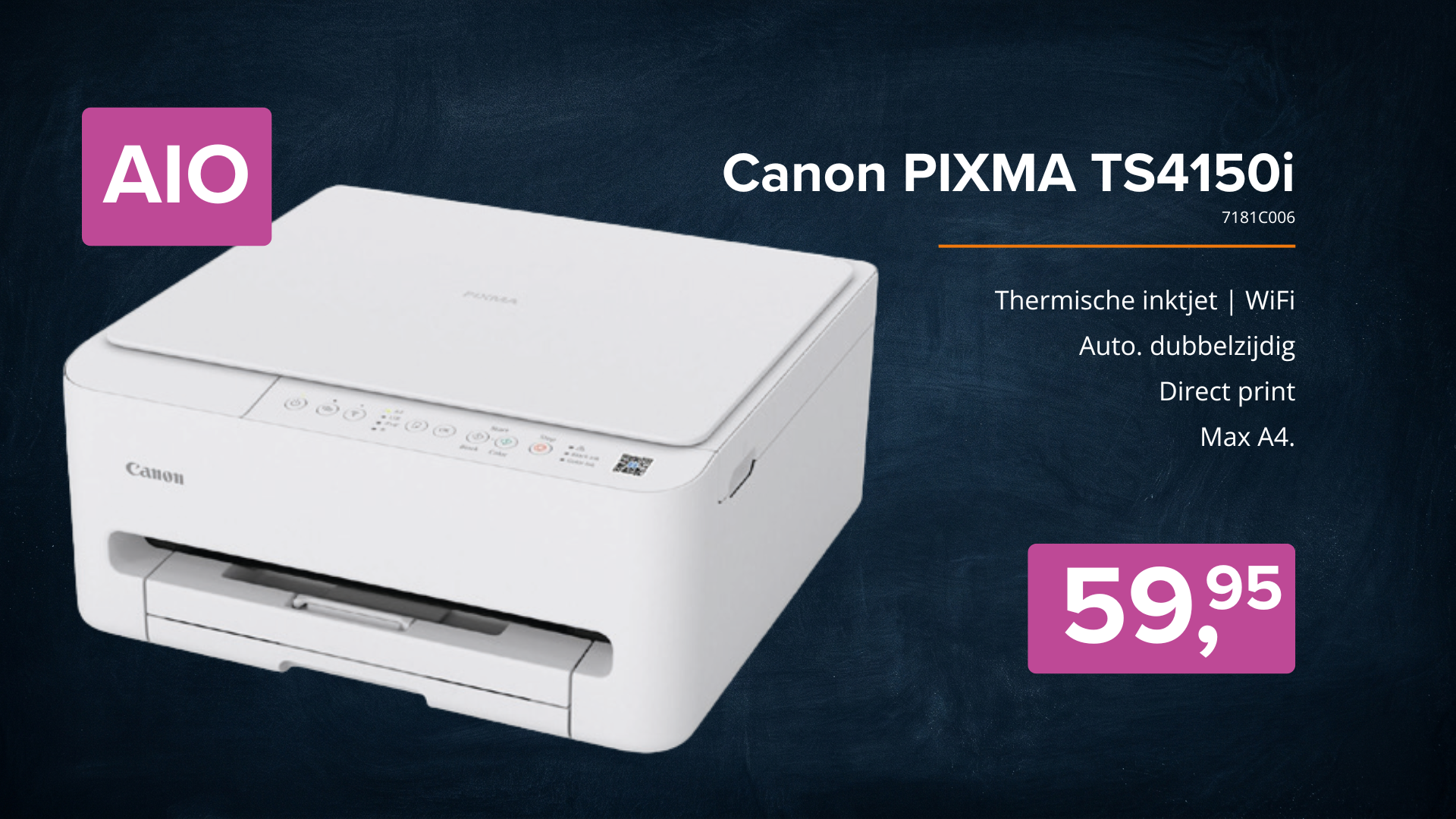 Canon PIXMA TS4150i Inkjet AIO