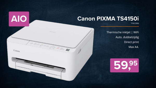 Canon PIXMA TS4150i Inkjet AIO
